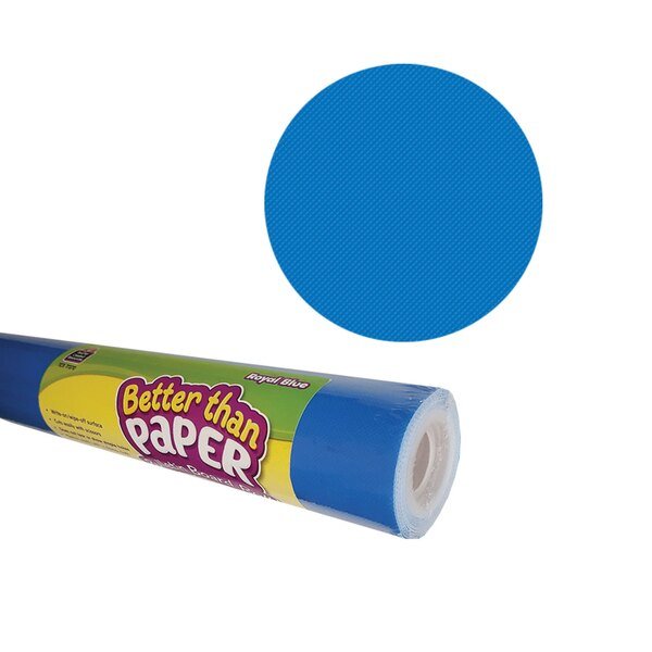 Better Than Paper® Bulletin Board Roll, 4 x 12ft, Royal Blue, PK4, Teacher Created Resources, Mfr#: TCR6335